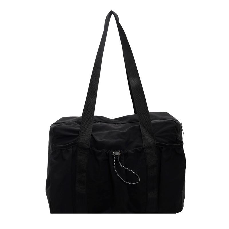 Lightweight Large Capacity Travel Bag Women's Shoulder Bag Solid Color Crossbody Bag