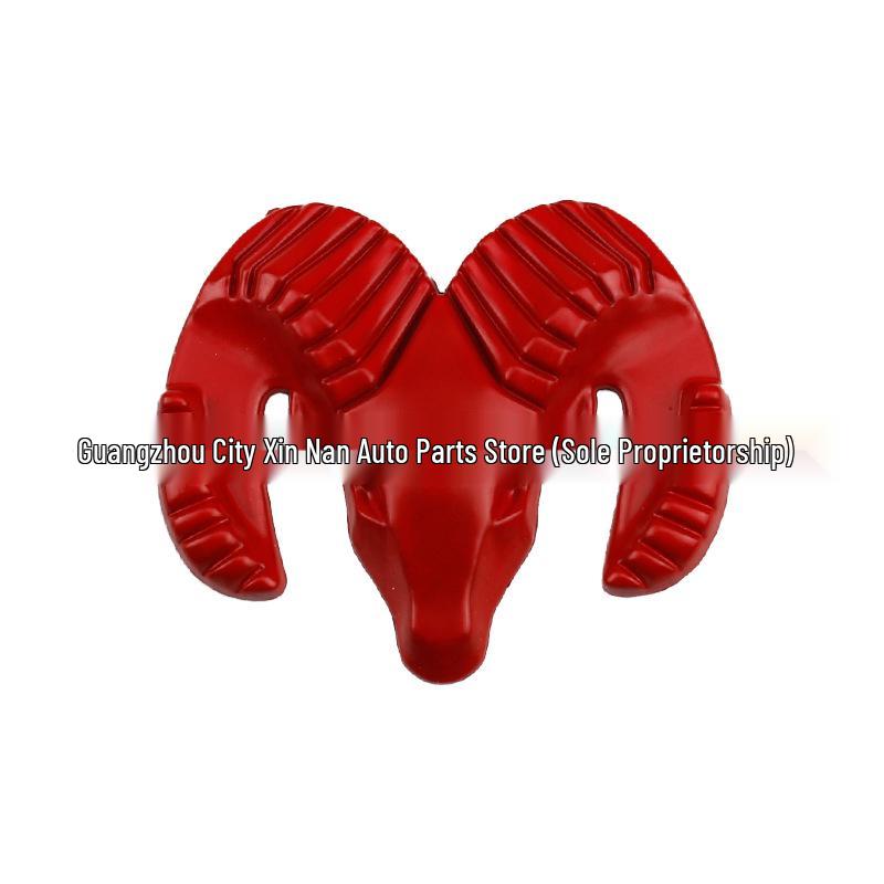 Dodge Journey Sheep Head Metal Emblem - Front & Rear Decal