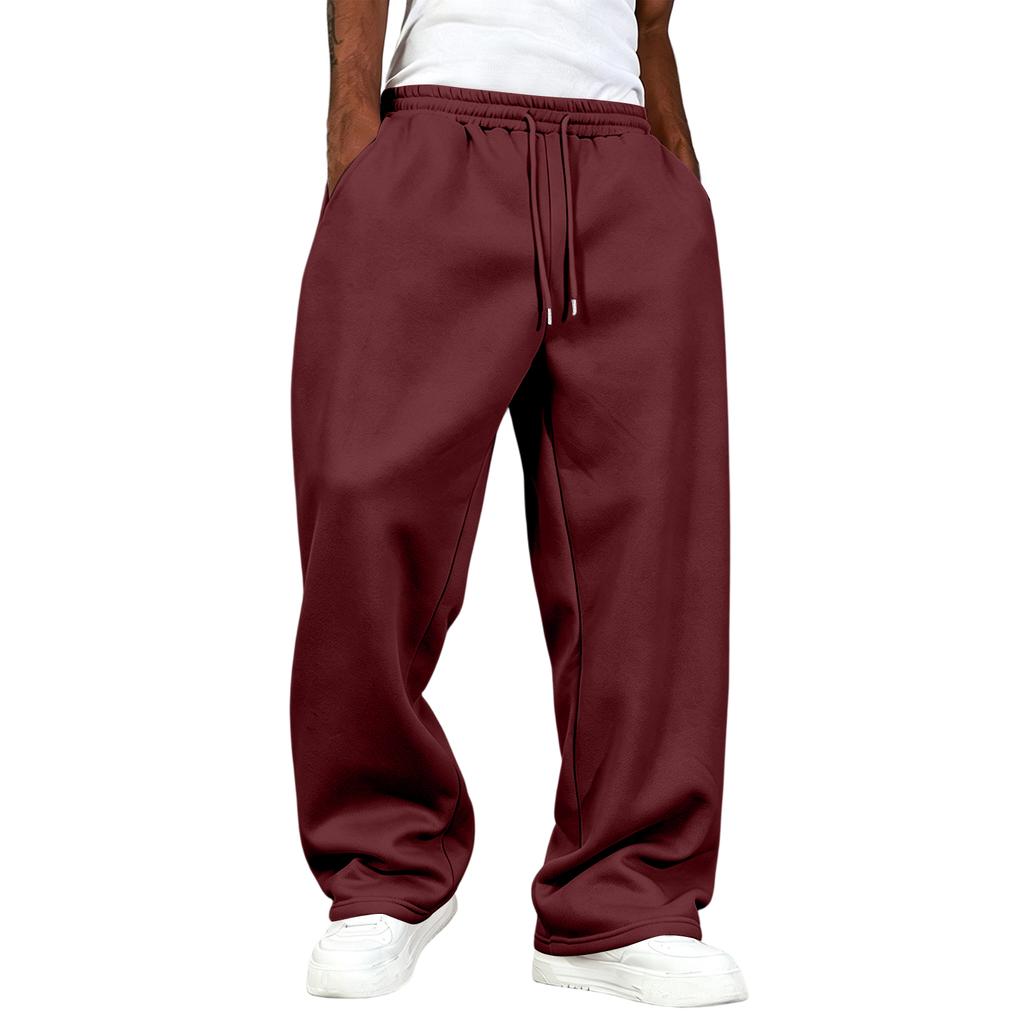 Herren Athletic Retro Street Jogginghose mit elastischem Bund für Freizeit