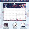 2026 Wall Calendar - Large Calendar 2026 Wall, 15" x 12", January 2026 - December 2026, 12-Month Calendar Wall with Hanging Hook, Perfect Wall