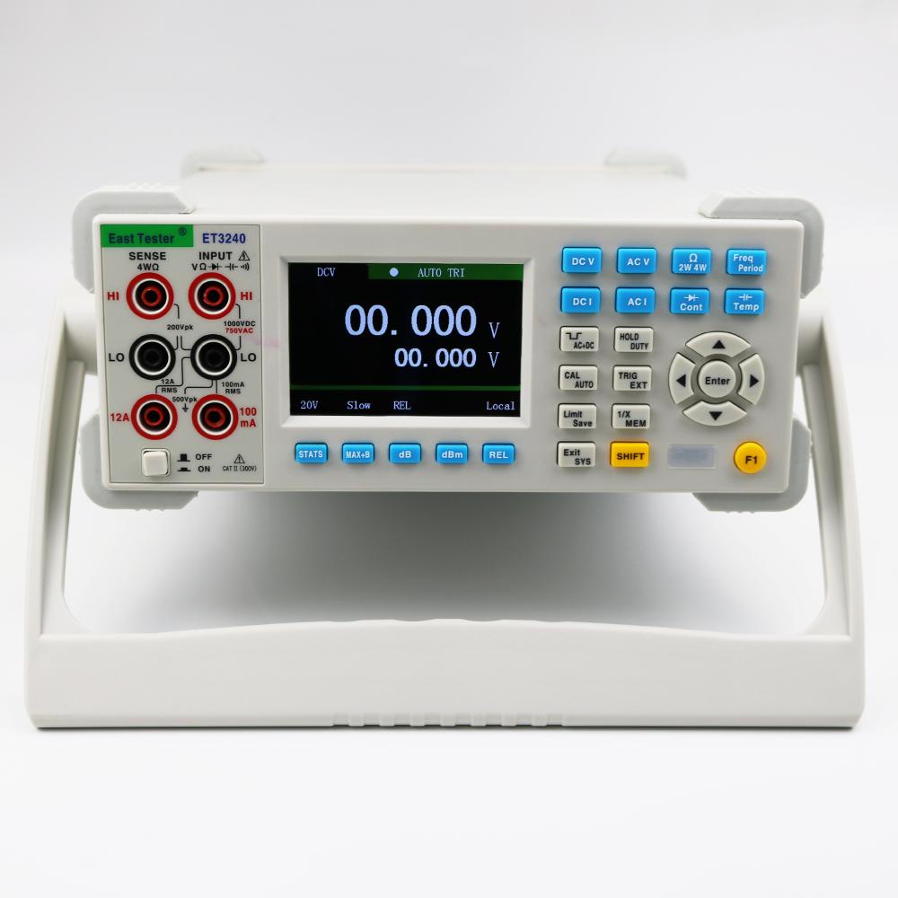 East Tester 4-1/2místný digitální multimetr ET3240 přesný automatický rozsah kapacitní tester digitální stolní multimetr