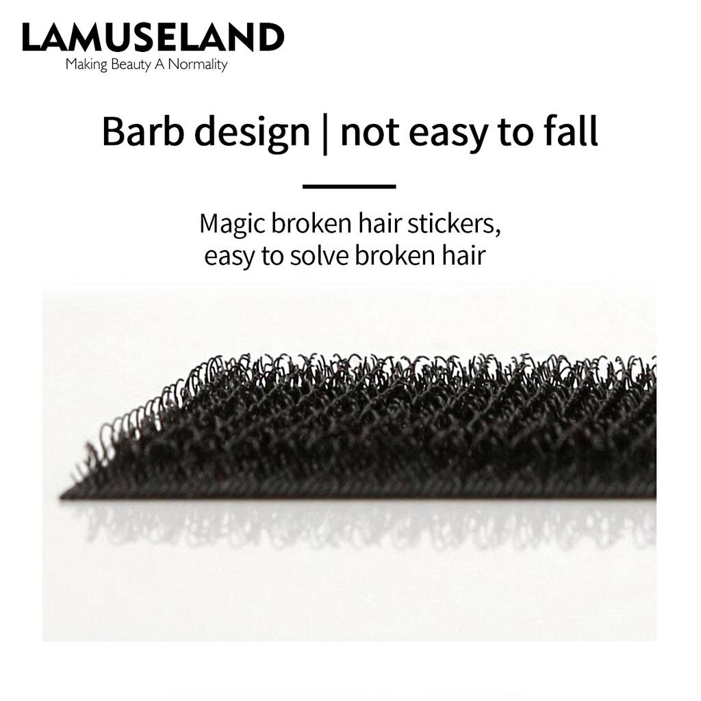 20Pcs/Pack Mix Color Universal Color Hair Posting Magic Pad Black Seamless Sticker Broken Hair Sticker Bangs Beauty Tool