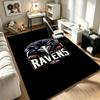 Baltimore Ravens kilimas neslystantis vidinis kilimėlis tinka biuro kėdei, svetainei, kompiuterio stalui, dekoratyvinis namų biuro kilimas poliesterio pluošto kilimėlis 800