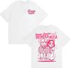Omar Courtz Primera Musa World Tour Men and Women Fashion Couple Aesthetics 2026 Summer Printed Pure Cotton Shortsleeved top