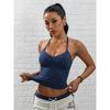 Fall 2025 New Fitness Underwear Cami Women's Belt Chest Pad Sports Bra Hanging Neck Yoga Clothes Beauty Back Outer Wear