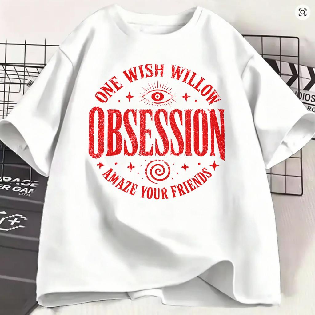 Unisex T-Shirt Obsession Film 2026 Coole reine Baumwoll-T-Shirts Kurzarm Ein Wunsch Weide T-Shirts Rundhals Kleidung 4xl 5xl 6xl