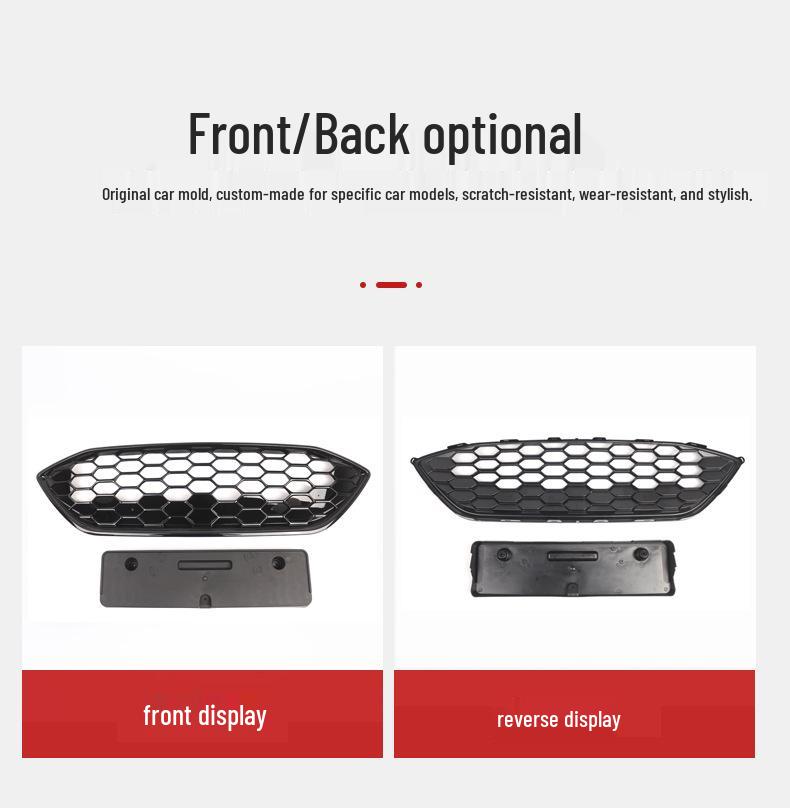 Compatible with 2018-2021 Ford Focus ST Sport Edition bumper grille and other auto parts.