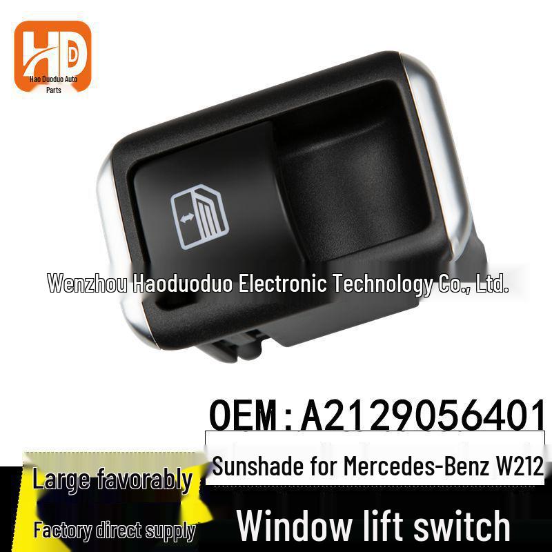 

Mercedes-Benz W212 E300L/E200L Sunshade Switch A2129056401 Electric Button Source Over
