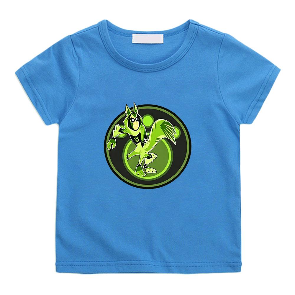 Wild Kratts Cartoon T-Shirt 100% Baumwolle Comic Anime Druck Kinder Oberteile Lässige T-Shirts Jungen und Mädchen Rundhals Kinderkleidung Sommerkleidung Lustiges T-Shirt