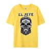 Womens El Jefe Sugar Skull Unisex Dia De Los Muertos Mexican Black Graphic T Shirts Unisexs Shirt designer clothes