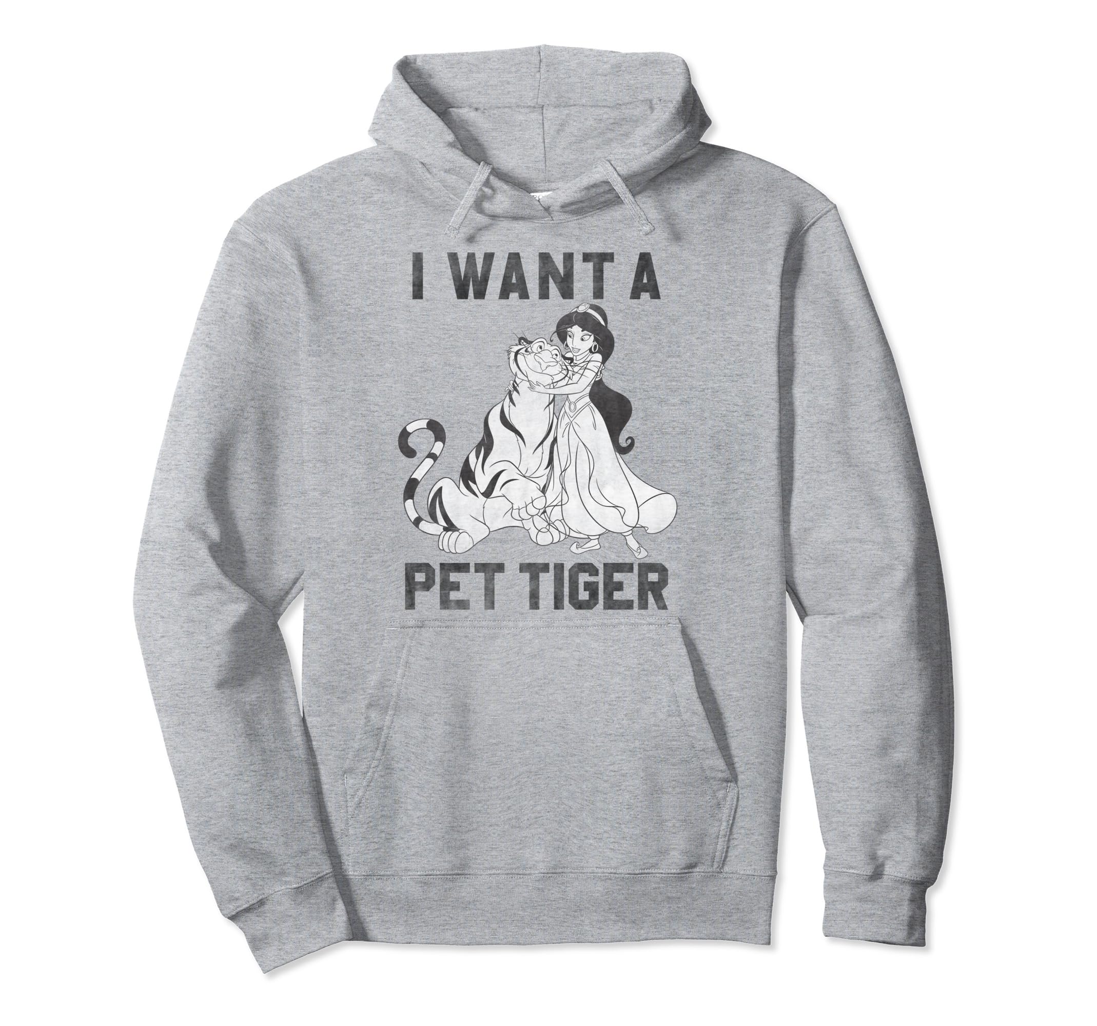 

Disney Aladdin Jasmine and Rajah I Want a Pet Tiger Hoodie