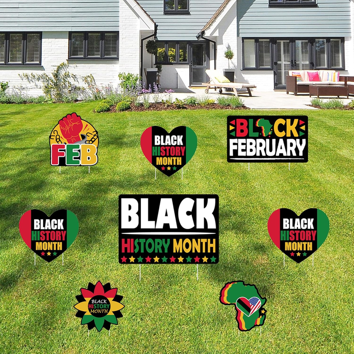 Black History Month Decorations Outdoor Black History Month Decorations for Lawn Black History Month Yard Sign