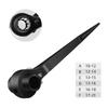 Pointed Tail Ratchet Wrench Ratchet Tools Torque Gears Flexible Wrenches Bike Spanner Tool Dual-purpose Wrench 6 Sizes