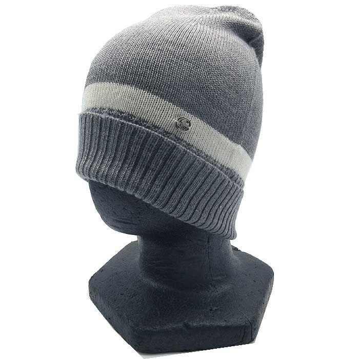 Used [New] Gucci Hat Knit Cap GUCCI Wool Interlocking G Logo Metal Fittings Knit Cap 494598 (Gray) Outlet Men s