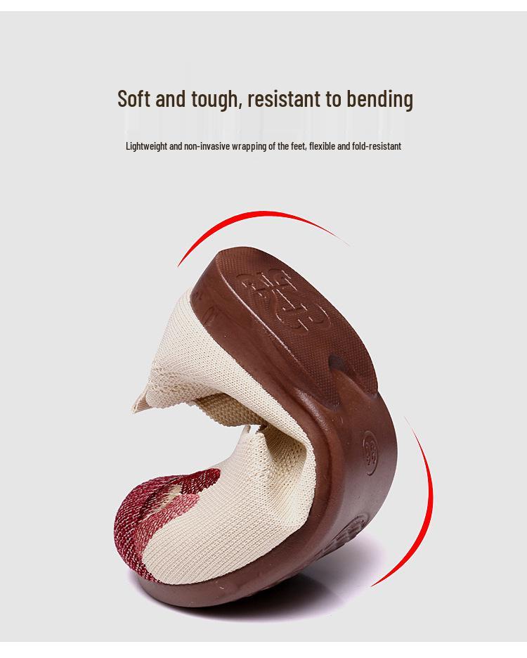 2025 Women's Soft-Soled Non-Slip Flat Shoes for Middle-Aged & Elderly