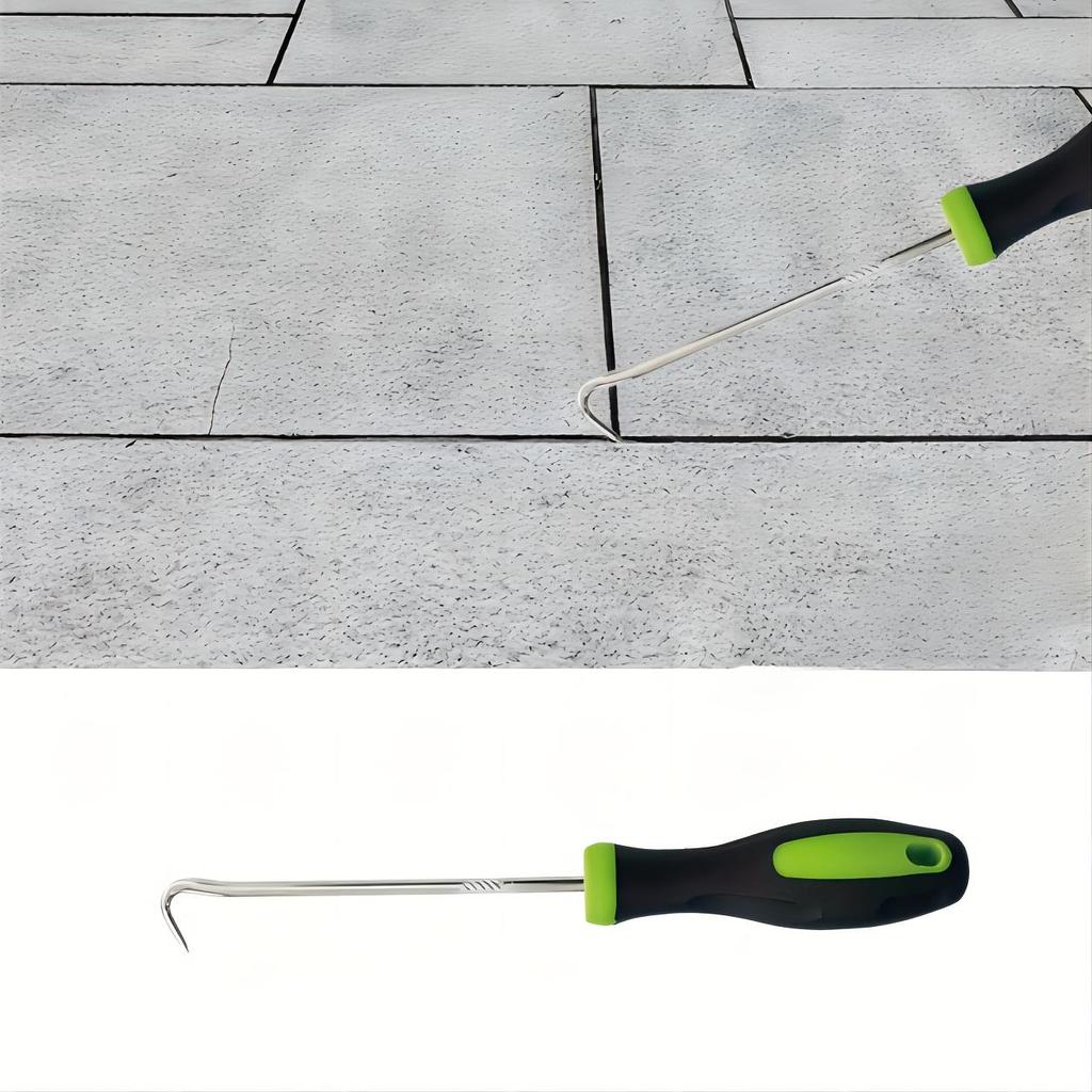 Heavy-Duty Metal Weed Puller Tool, Durable Garden Weed Remover for Pathway and Lawn, No Battery Required, Outdoor Weed Removal Accessory