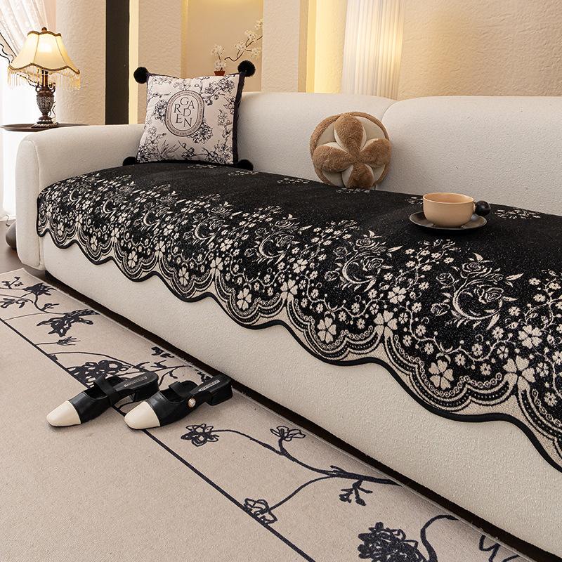 Premium Special-Shaped Sofa Cover Cushion Is Universal In All Seasons New Straight-Lined One-Piece Combination Sofa Cover