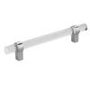 Crystal Acrylic Handle Modern Transparent Drawer Pull Handle for Closets Bookcases Shoe Cabinet