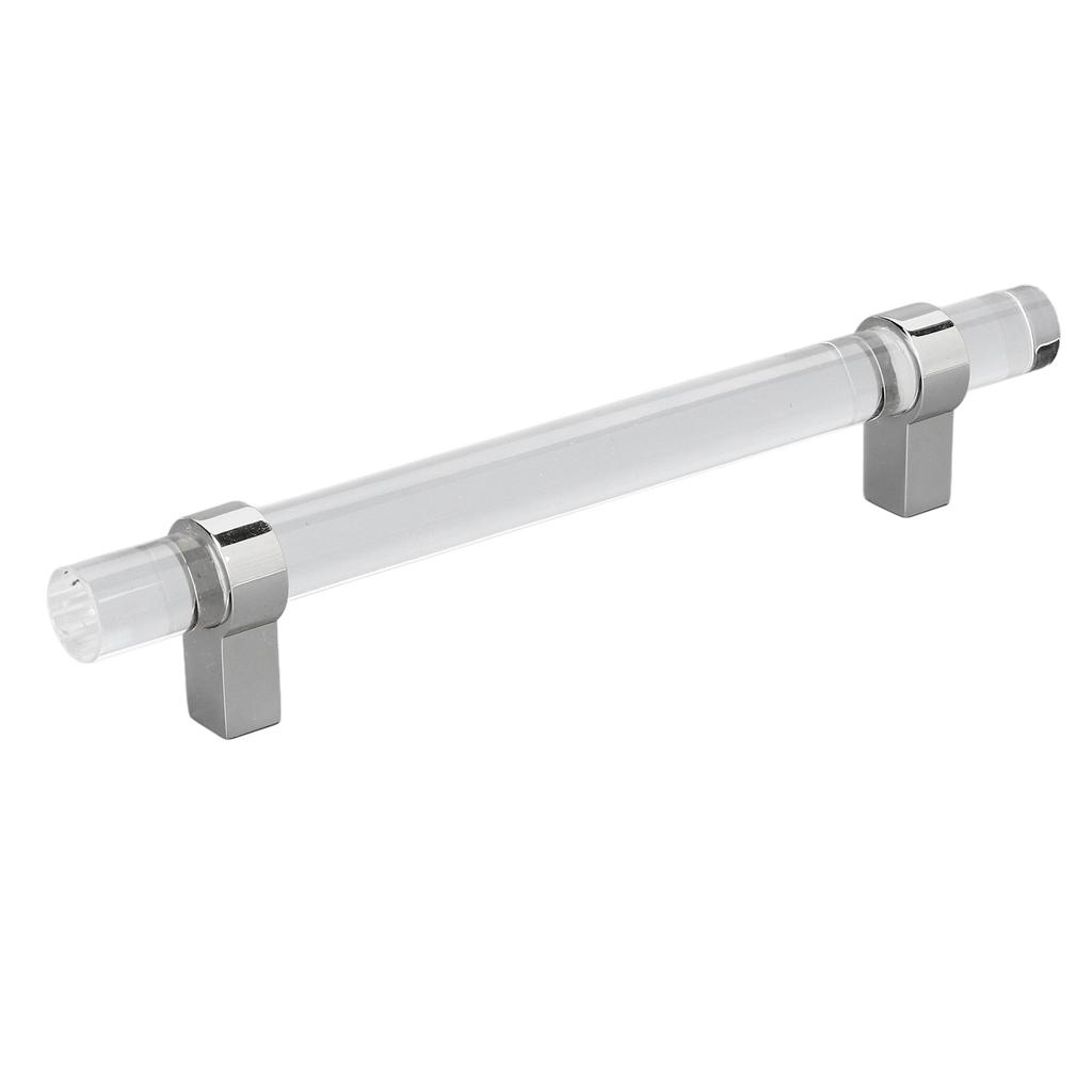 Crystal Acrylic Handle Modern Transparent Drawer Pull Handle for Closets Bookcases Shoe Cabinet