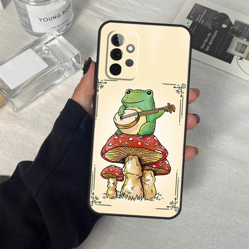 Cottagecore Frog Aesthetic Phone Case For Samsung Galaxy A34 A54 A14 A13 A23 A33 A53 A73 A52 A42 A32 A22 A12 A51 A71