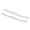 2Pcs Broken Opening Gap Bad Buckle Repairer Metal Bracket For Second-Generation Vios Ncp93 Front Bumper Surrounded Buckle