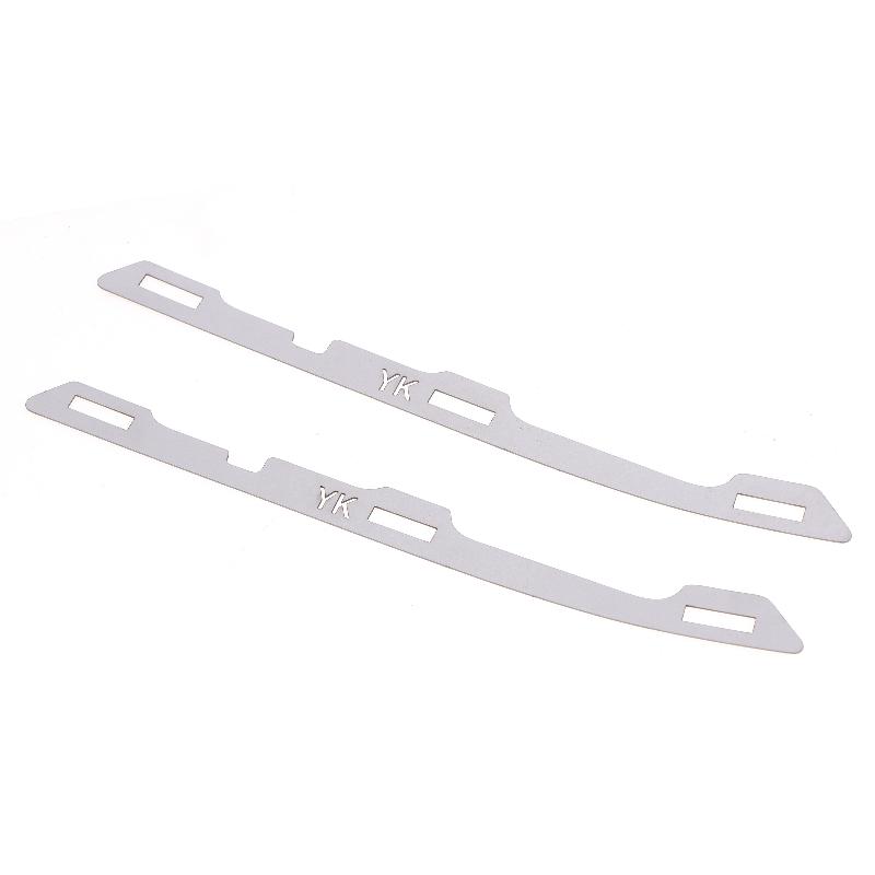 2Pcs Broken Opening Gap Bad Buckle Repairer Metal Bracket For Second-Generation Vios Ncp93 Front Bumper Surrounded Buckle
