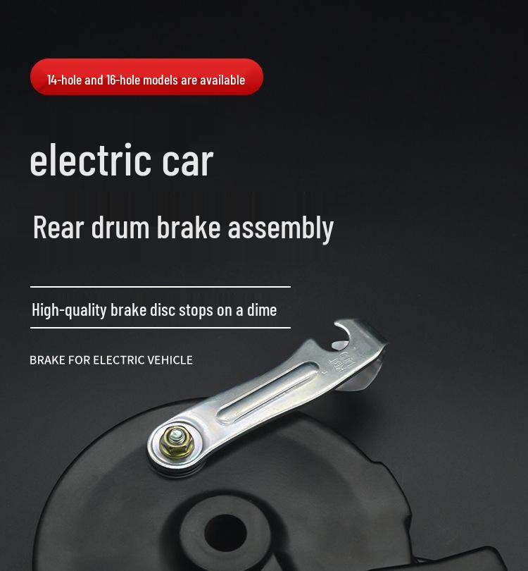 110 Typ Hinterrad Trommelbremsbaugruppe für Aima Elektrisches Moped