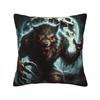 Wolfman Werewolf Curse Of The Night Moon 6 Square Pillowcase Pillow Cover Cushion Decor Comfort Throw Pillow for Home Bedroom