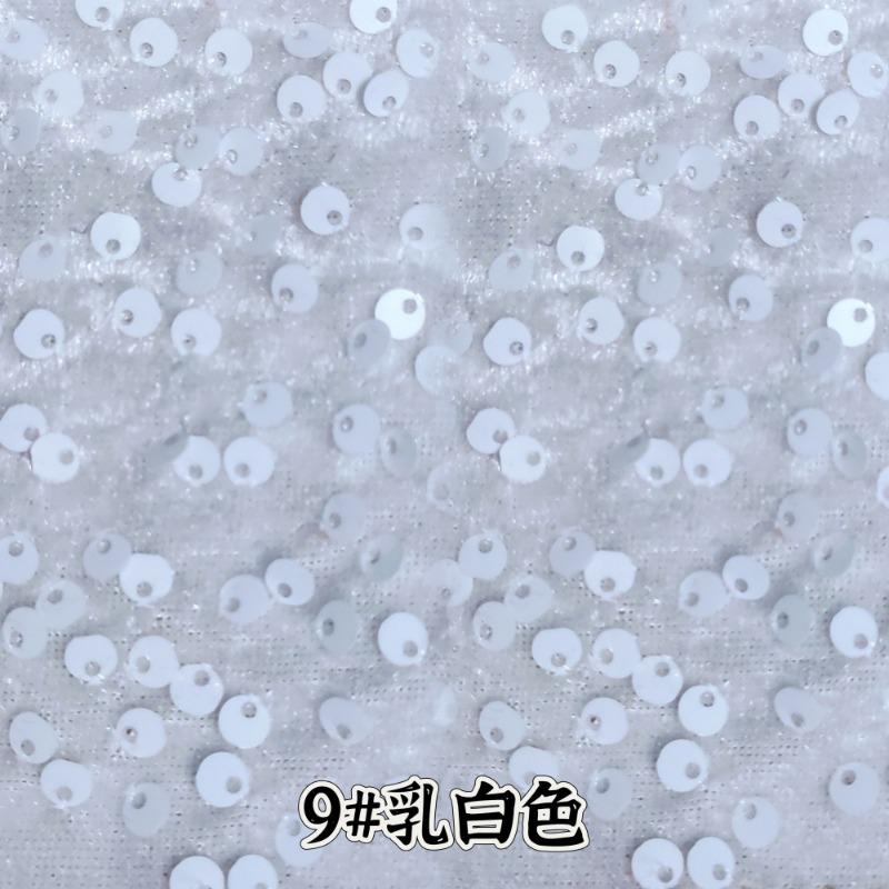 Evening Gowns Encrypt Shining 5mm Sequin Fabric Stretch Velvet Fabrics For DIY Wedding Elegant Party Dresses handmade DIY, etc