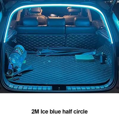 1Set Car High Brightness Trunk Lighting Ambient Light Interior Decoration LED Wiring Free Automatic Sensing Tailgate Light Strip