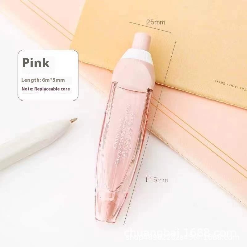 

Милая большая вместимость пресс-корректирующая лента ПЭТ-пленка лента выдвижная нажимная корректирующая лента заменяемый стержень корректирующая лента