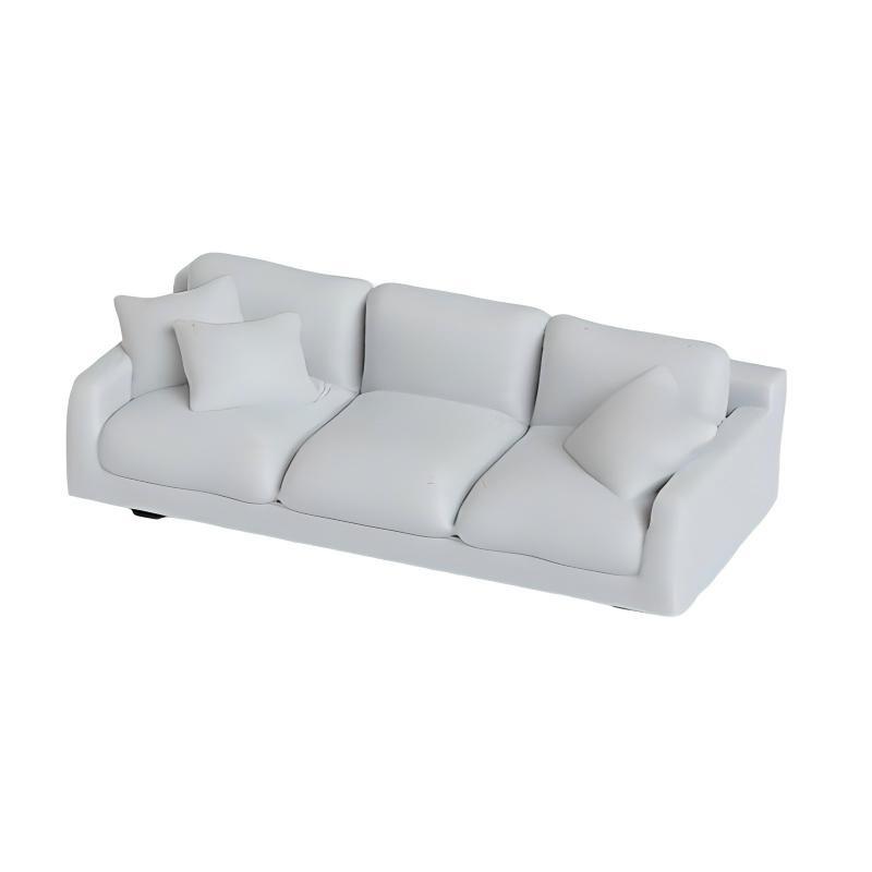 Miniature Simulation Sofa for Dollhouse Living Room 1 12 Scale Furniture Model Ornament for Kids DIY Decor Gifts