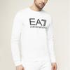 Emporio Armani Logo Letter Print Pullover Long Sleeve Sweatshirt Men sweatshirt White 3HPM60-PJ05Z-1100