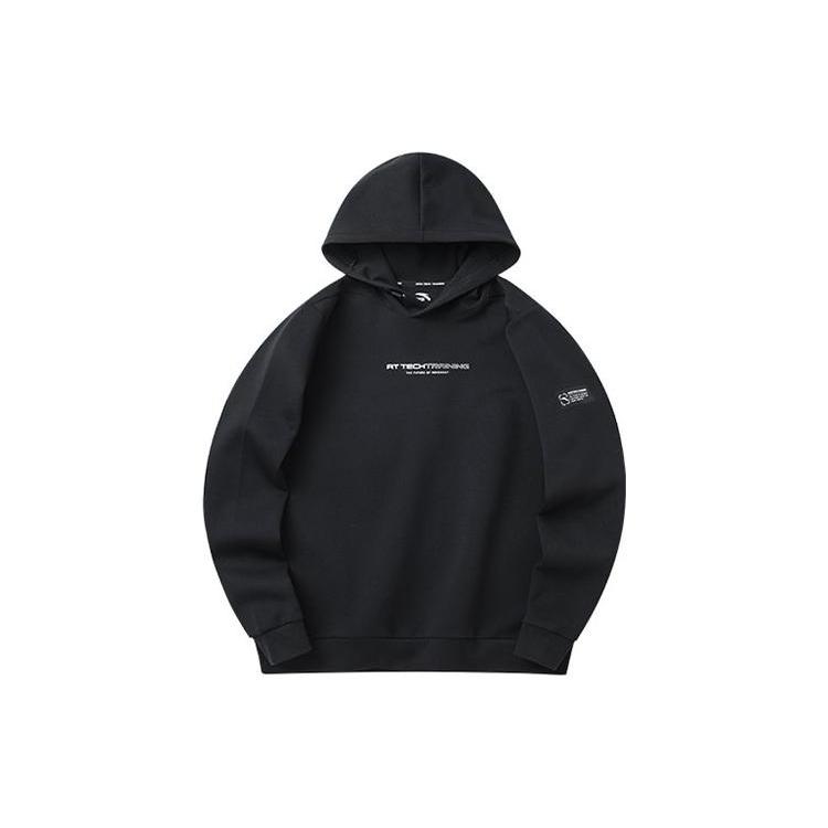 ANTA Variety Training Collection Sweatshirts Men s Black Hooded Moderate Regular 952217703-5 M