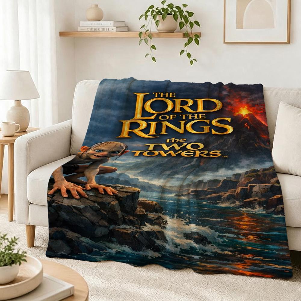Gollum'S Epic Journey Two Towers Flannel Blanket Comfortable Skinfriendly Fleece Blanket For Living Room Office Nap Home Party Decor New Year Gift