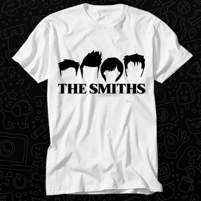 Футболка с постером рок-группы The Smiths в силуэте, артикул 454. XL