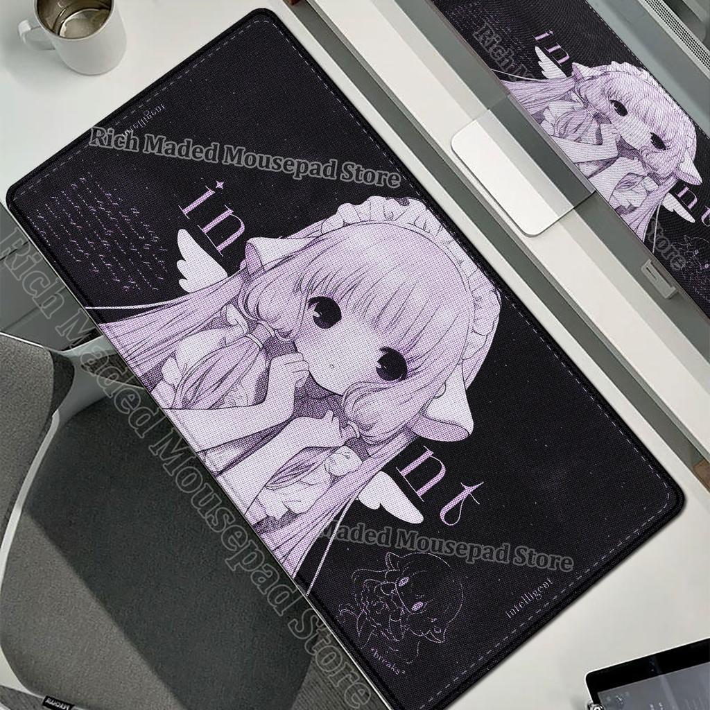 Cute Girl Desk Mat C-Chobits Chii Cartoon Laptop Mousepad Pink  Mouse Pad Office Pc Cabinet XXL Mouse Mat Extended Computer Pads