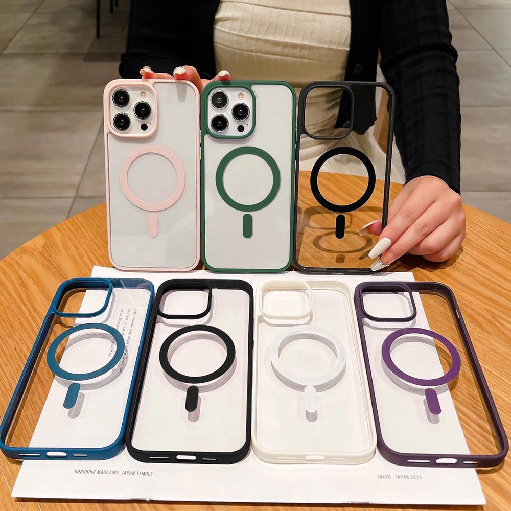 Magnetic Phone Case for iPhone 11 12 14 16 Pro 16 15 14 13 12 Pro Max  12 13 14 15  16 High Quality Shockproof Shell
