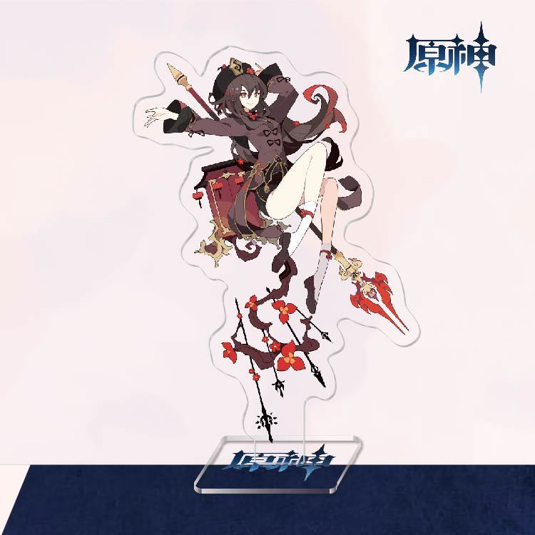 Anime Sexy Genshin Impact Figure Kaedehara Kazuha Kamisato Ayaka Xiao Hutao Acrylic Stand Model Plate Desk Decor Cosplay