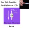 1Pcs 4/6/8/10/12mm Plastic One-Way Non-Return Fluids Check Valve For Fuel Gas Liquid Home Improvement Parts