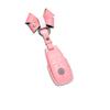 Suitable for Mercedes-Benz key cover hot pressing molding, purely handmade leather 3D Macaron women's car key cover