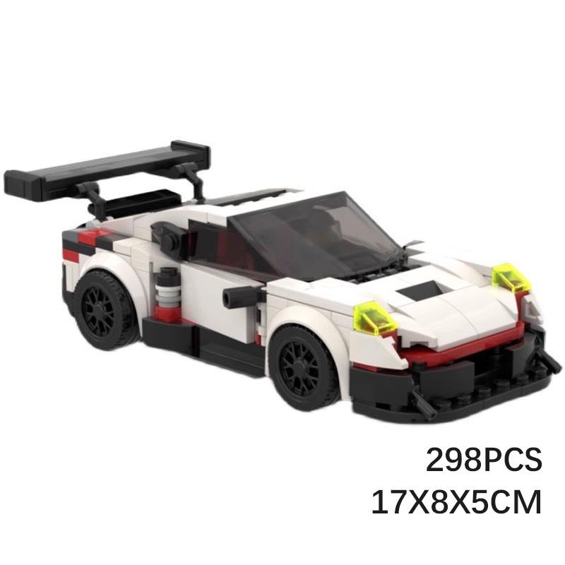 Building Block Compatible With 43399 Porsche 911 Rsr Set Building Block Car Ideas, Assembled Toys