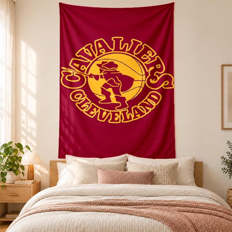 Cleveland Cavaliers Tapestry Highquality for Decorating Living Room Bedroom Dorm Walls Ideal As Bedroom Wallart Orholiday Gift