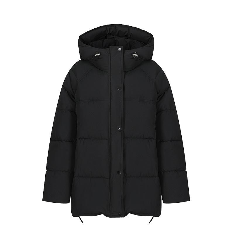 2025 Simple New Cotton-padded Clothes Women's Winter Medium and Long Korean Version Loose Thickened Cotton-padded Clothes Cotton-padded Jackets Versat