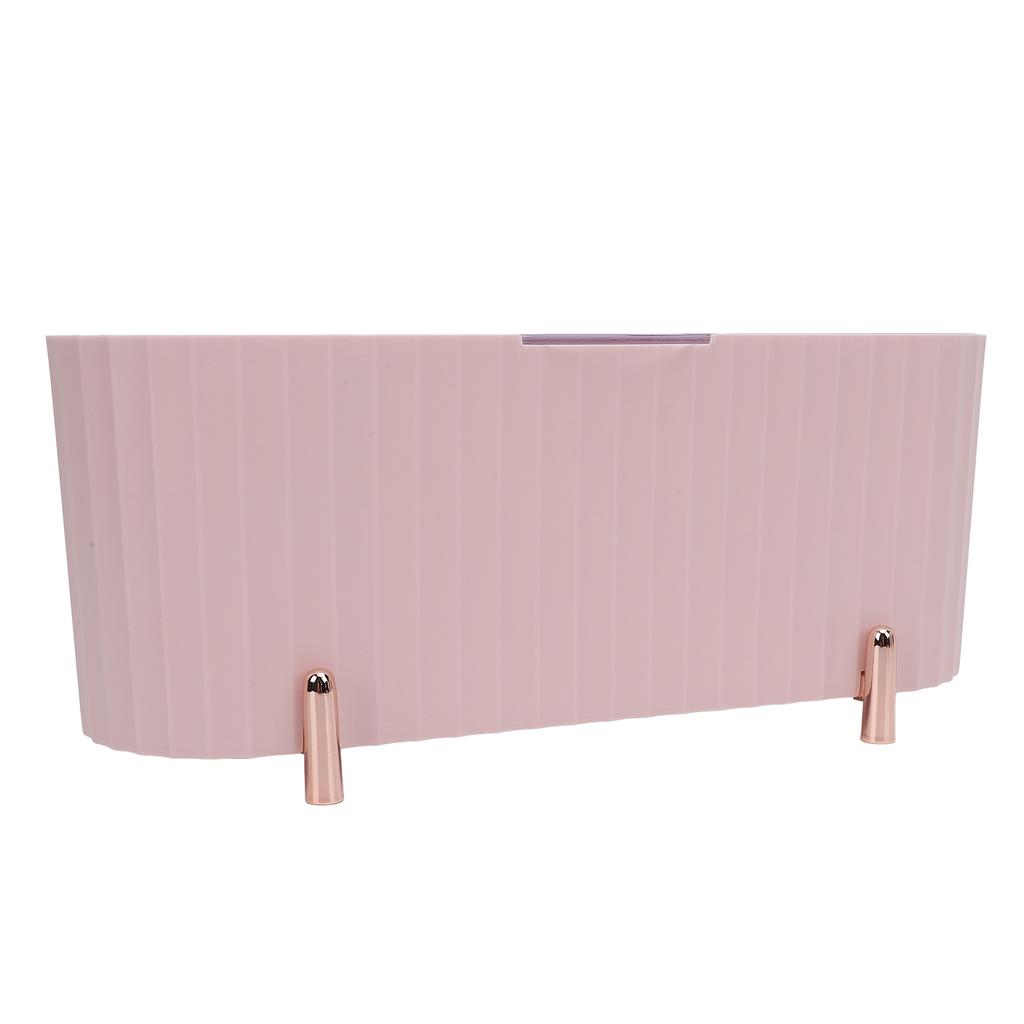 Cotton Swabs Storage 3 Grids Cotton Swabs Dispenser Dust Resistant Desktop Lipstick Puffs Case for Home Nail Salon