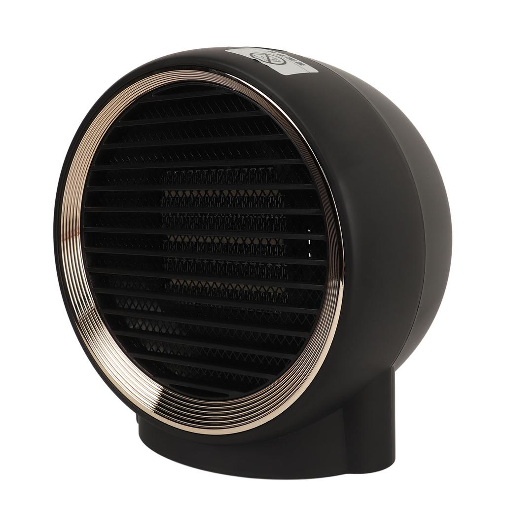 Mini Space Heater 1000W Round Electric Desktop Heater Quiet Operation for Home Bedroom Office Desk