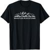 Whistler Blackcomb Canada Ski Resort Mountain Silhouette T-Shirt