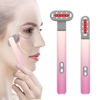 Nowy 4 w 1 elektryczny Fairy Stick Hot Compress EMS Terapia światłem czerwonym Narzędzie do pielęgnacji skóry Masażer oczu Masażer twarzy i oczu Różdżka