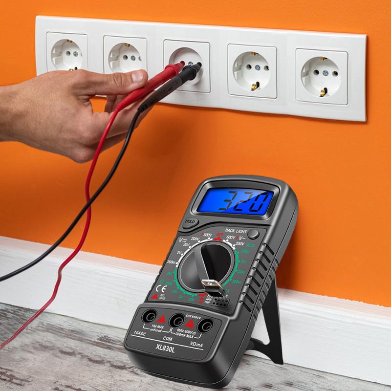 Digital Multimeter High Precision Voltage and Current Meter Intelligent Portable Small Multifunction Handheld Pro Detector Tool