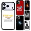 Atom Chemistry Pattern Phone Case For iPhone 17 16 15 14 13 12 11 Pro Max Plus 17Air Soft Silicone Cover